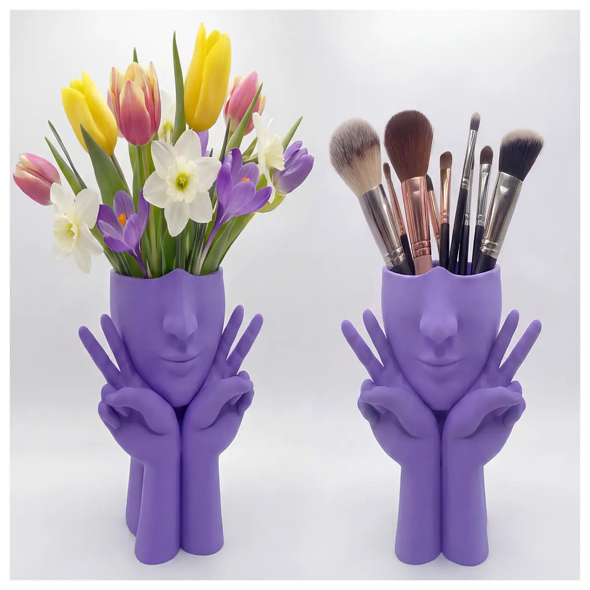 Sculpture Vase Decorative Figurine Art Creative Home Decor Gift Sculpture Vase Art Figurine Home Decor