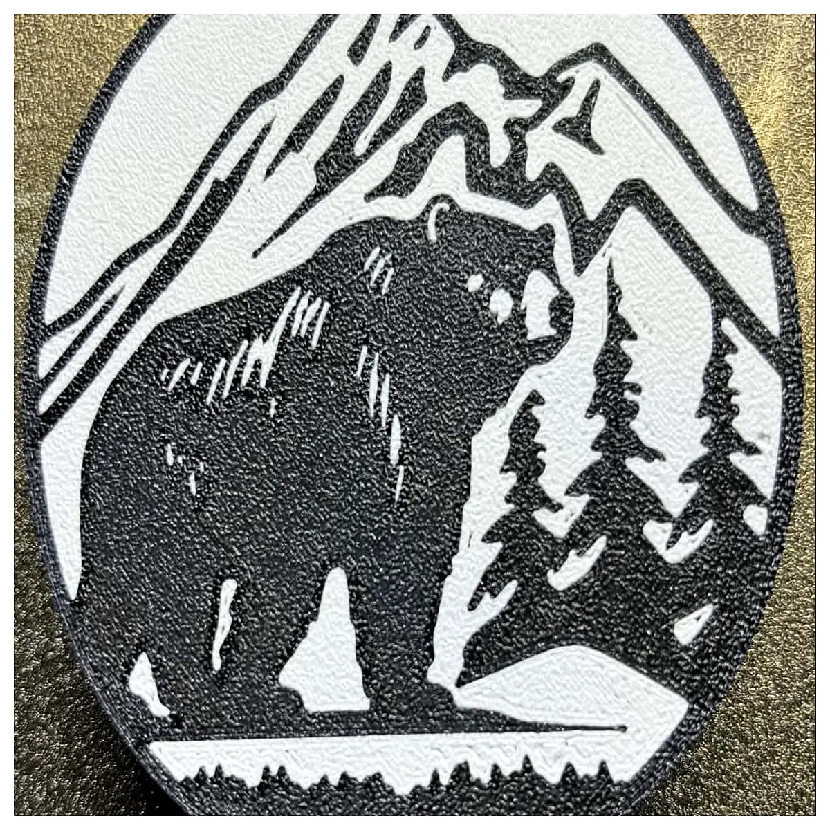 Little Bear Coasters Silicone Cute Desktop Mat Drink Cup Pad Lazy Person Mat Kitchen Table Protector Suitable for Various Cups Creative Home Decor