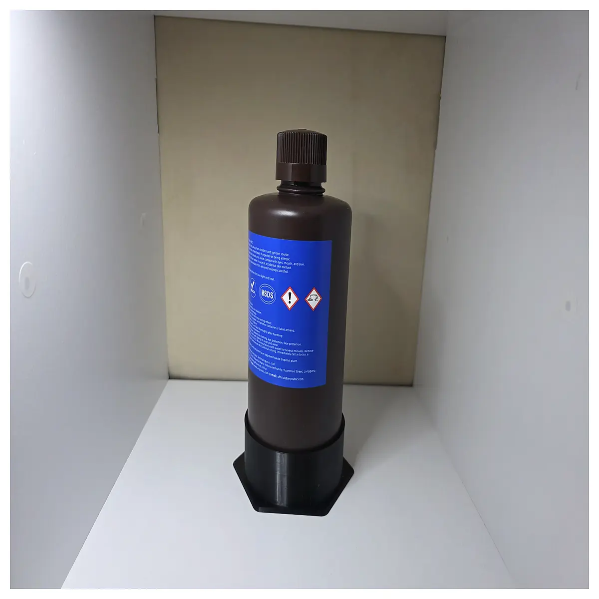 Resin Bottle Stand Desktop Display Holder for Glass Bottles Decorative Shelf Creative Bottle Support Direct Factory Supply