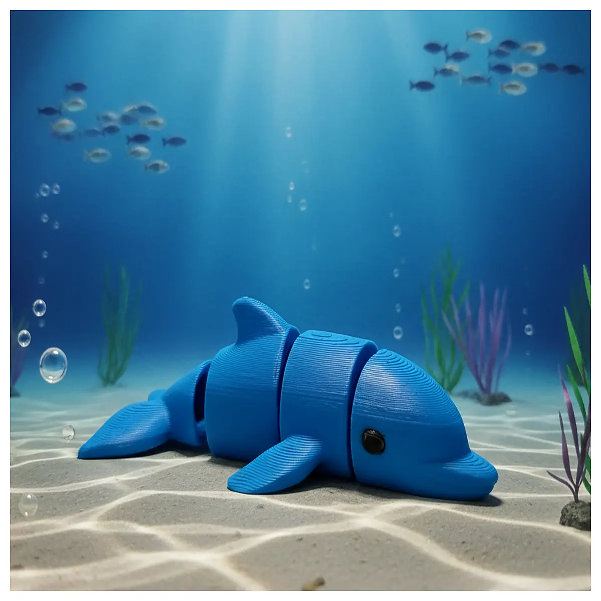 Animatronic Dolphin Toy Swaying Dolphin Stress Relief Toy Marine Animal Fun Plaything Kids Dolphin Wobble Stress Relief Gadget