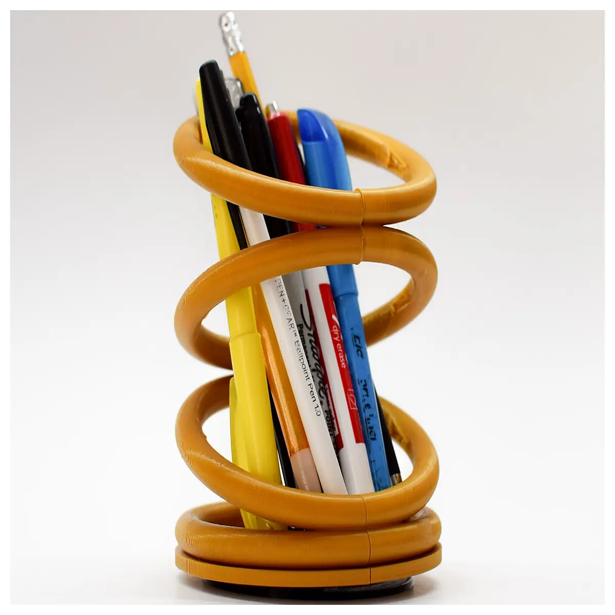 Rotating Ring Pen Holder Desk Organizer Rotating Pen Stand Creative Pen Holder Multi Function Pen Holder Office Study Supplies