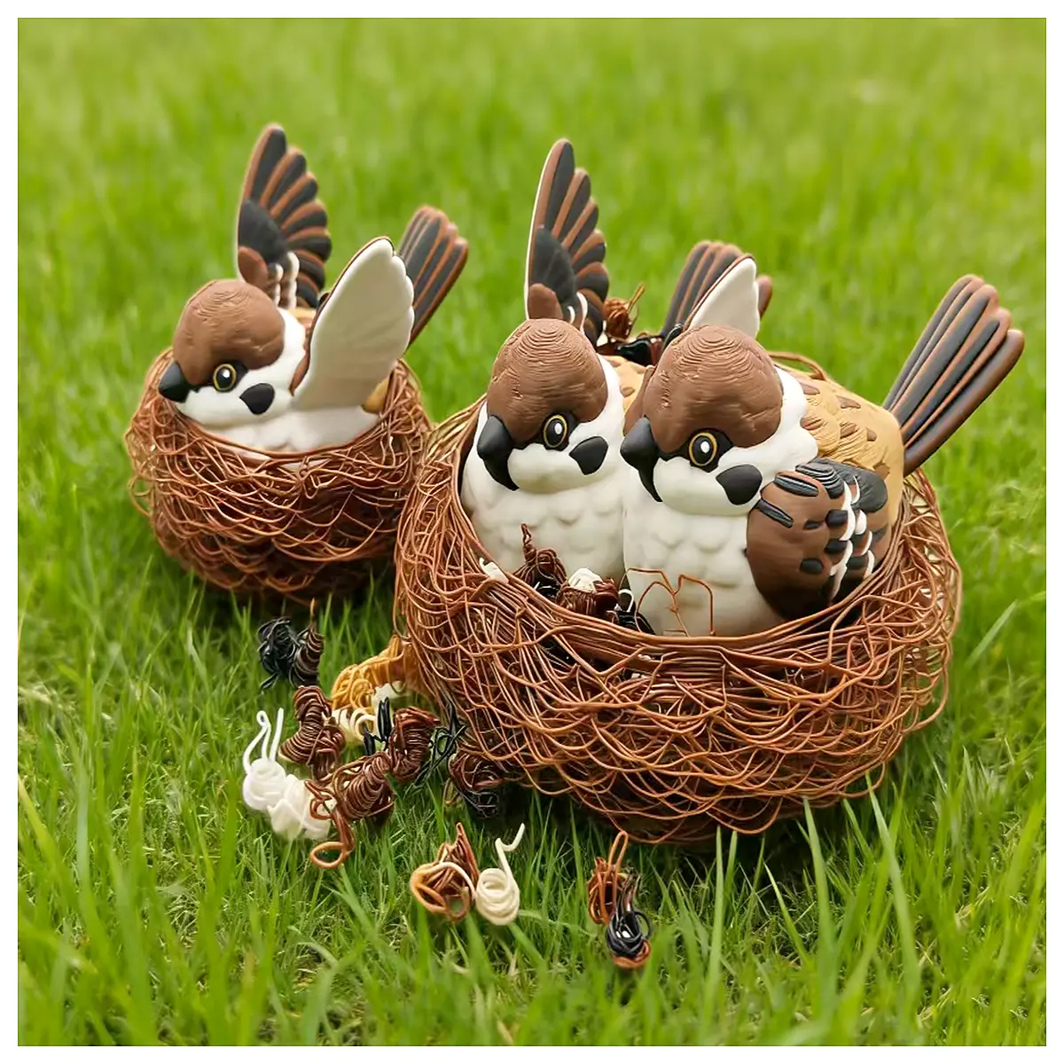 bird nest hanging planter for patio outdoor garden decor macrame plant hanger