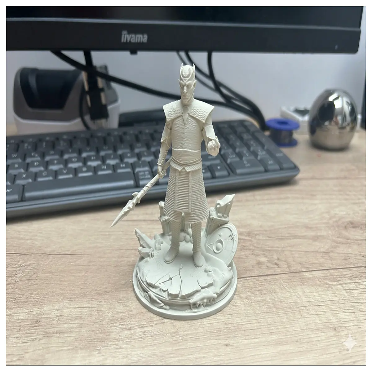 Night King Figurine Model Hand Statue Collectible Anime Accessory Toy Decoration Night King