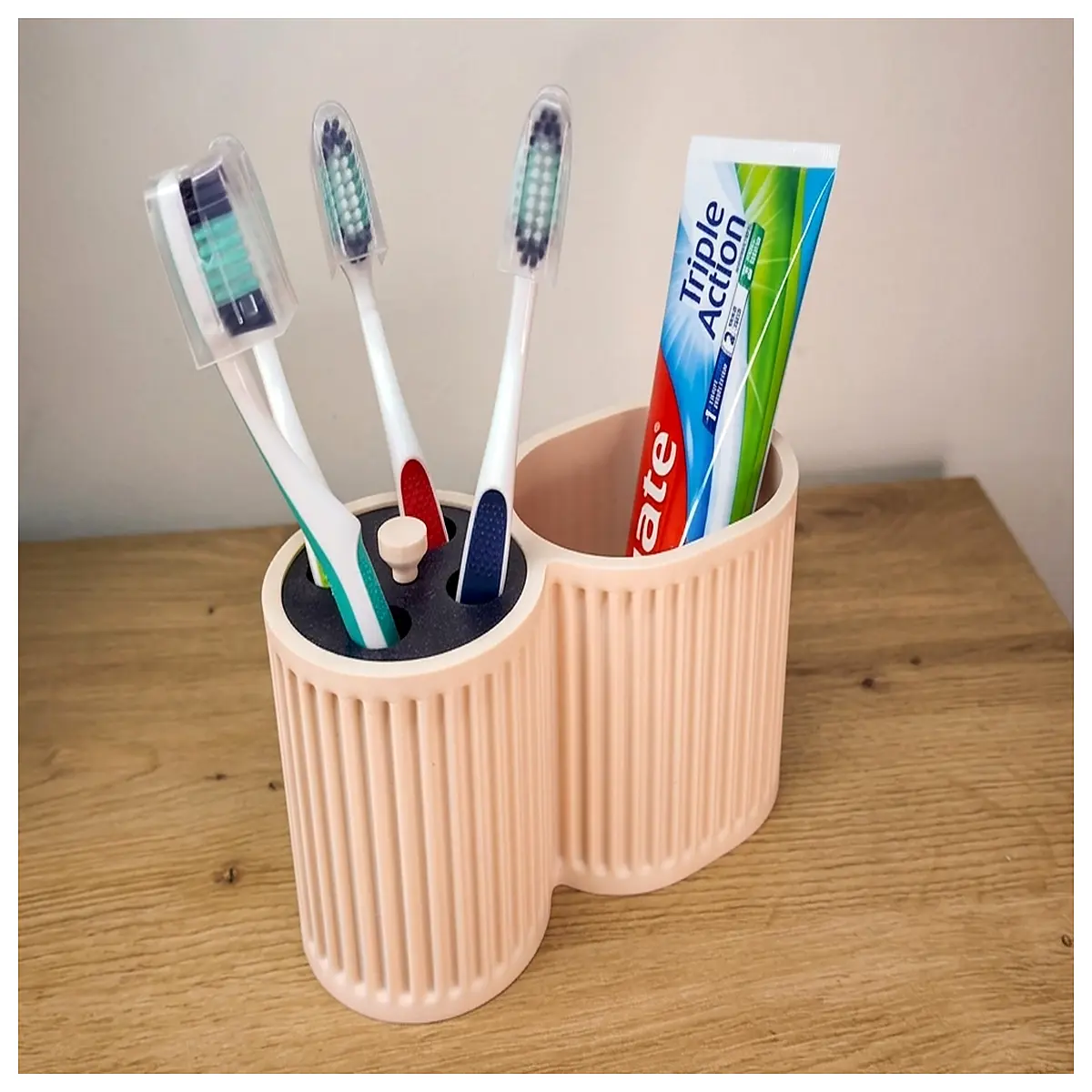 Toothbrush Holder Organizer Bathroom Shelf Toothbrush Stand Oral Hygiene Storage Multi Purpose Accessory
