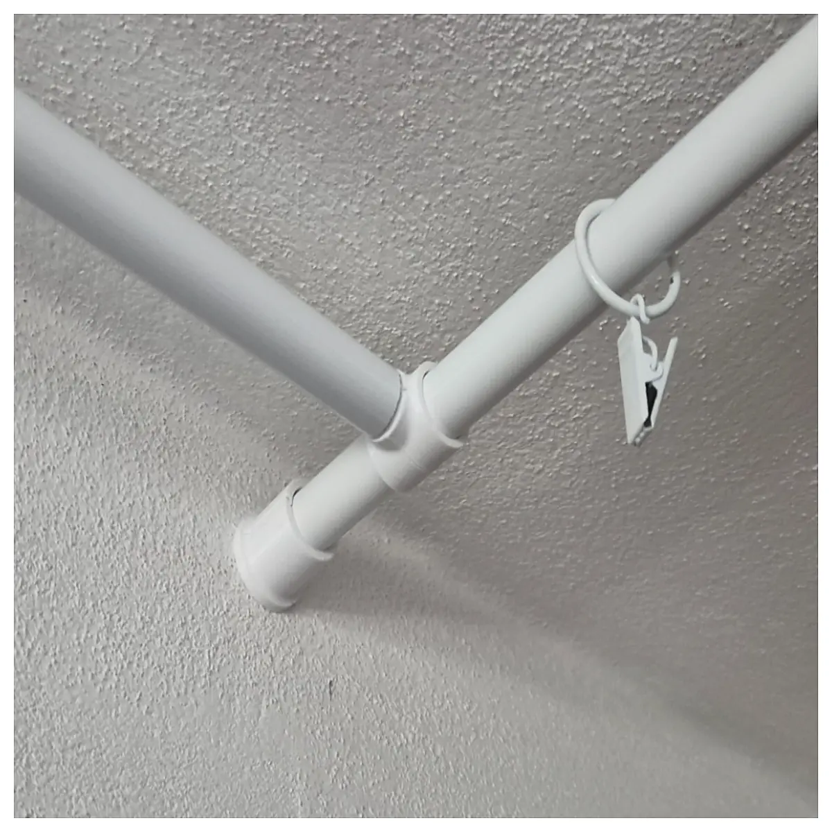 Curtain Rod Connector T Joint 16mm Bracket Curtain Installation Accessories Curtain Support Rod Hardware