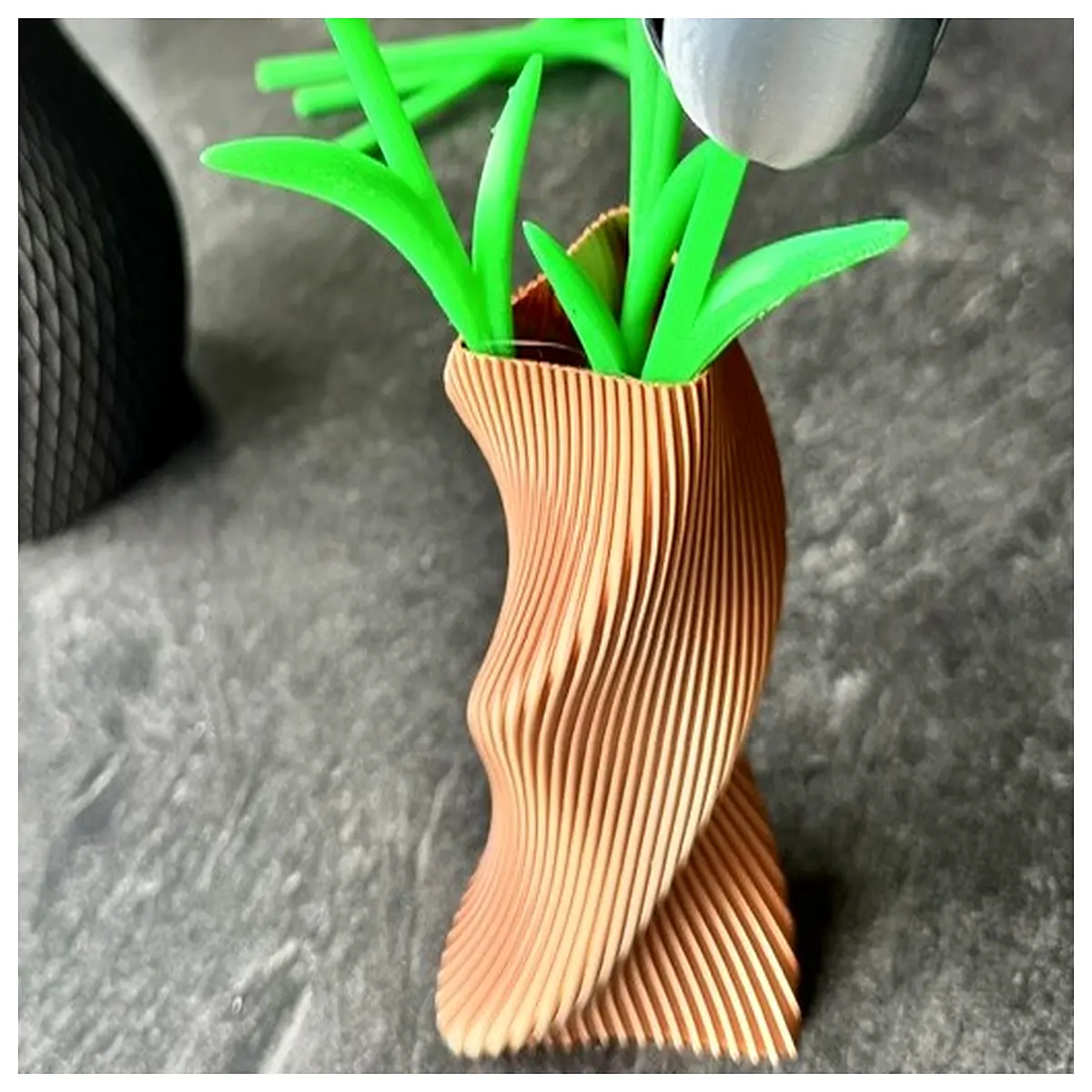 modern twisted glass vase for home decor spiral stem flower container minimalist table centerpiece