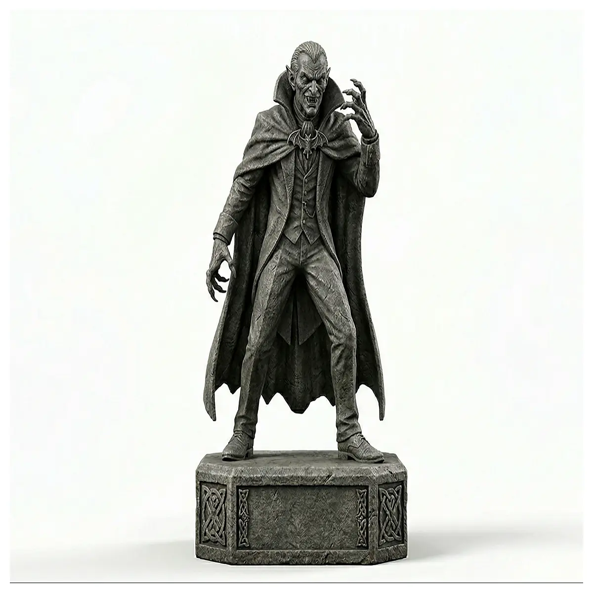Vampire Statue Model Decoration Cemetery Garden Ornament Ghost Figure Horror Theme Decoration Scene Props