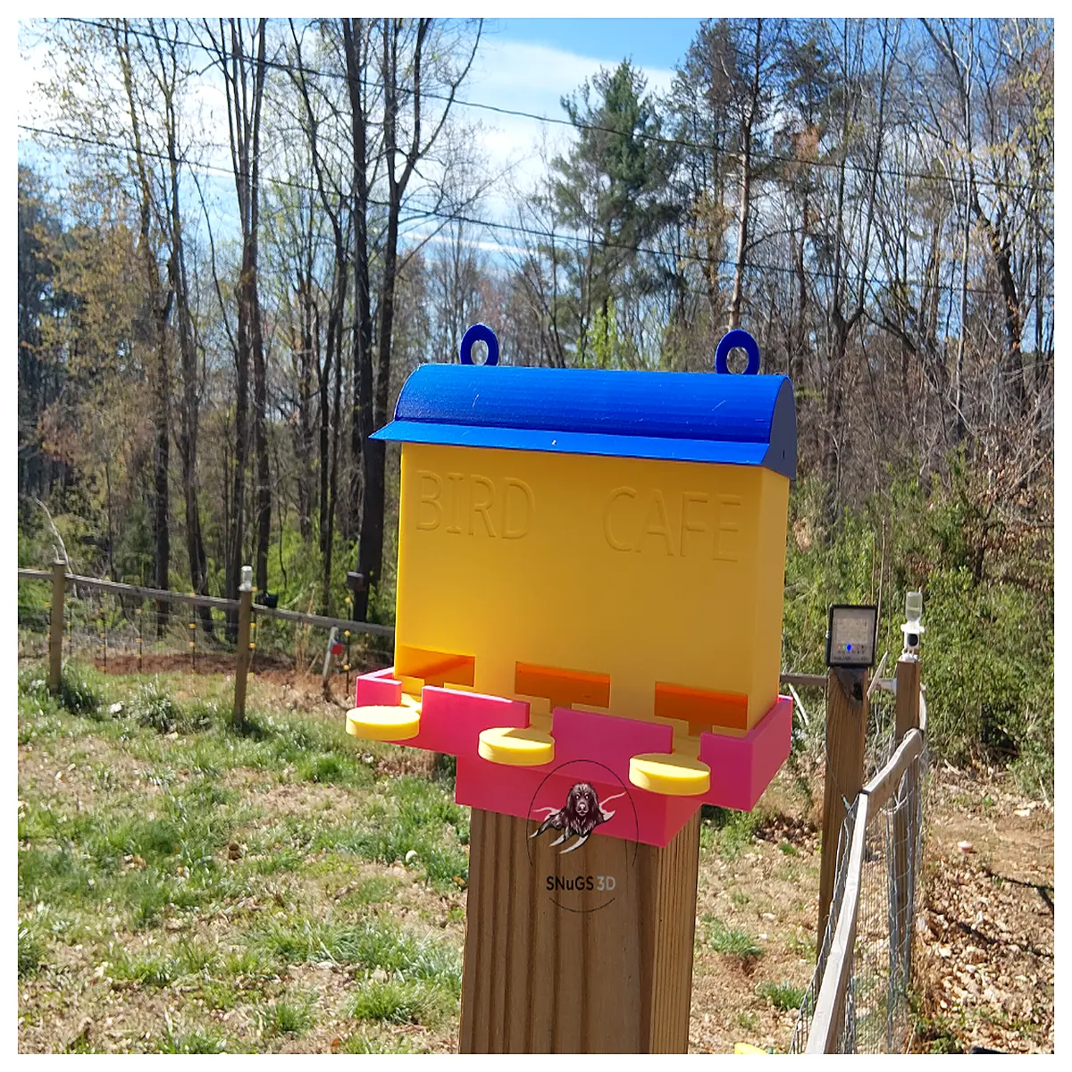 Bird Feeder 3 Piece Set Bird Food Dispenser Outdoor Bird Feeding Station Bird Garden Accessories Bird Food Container