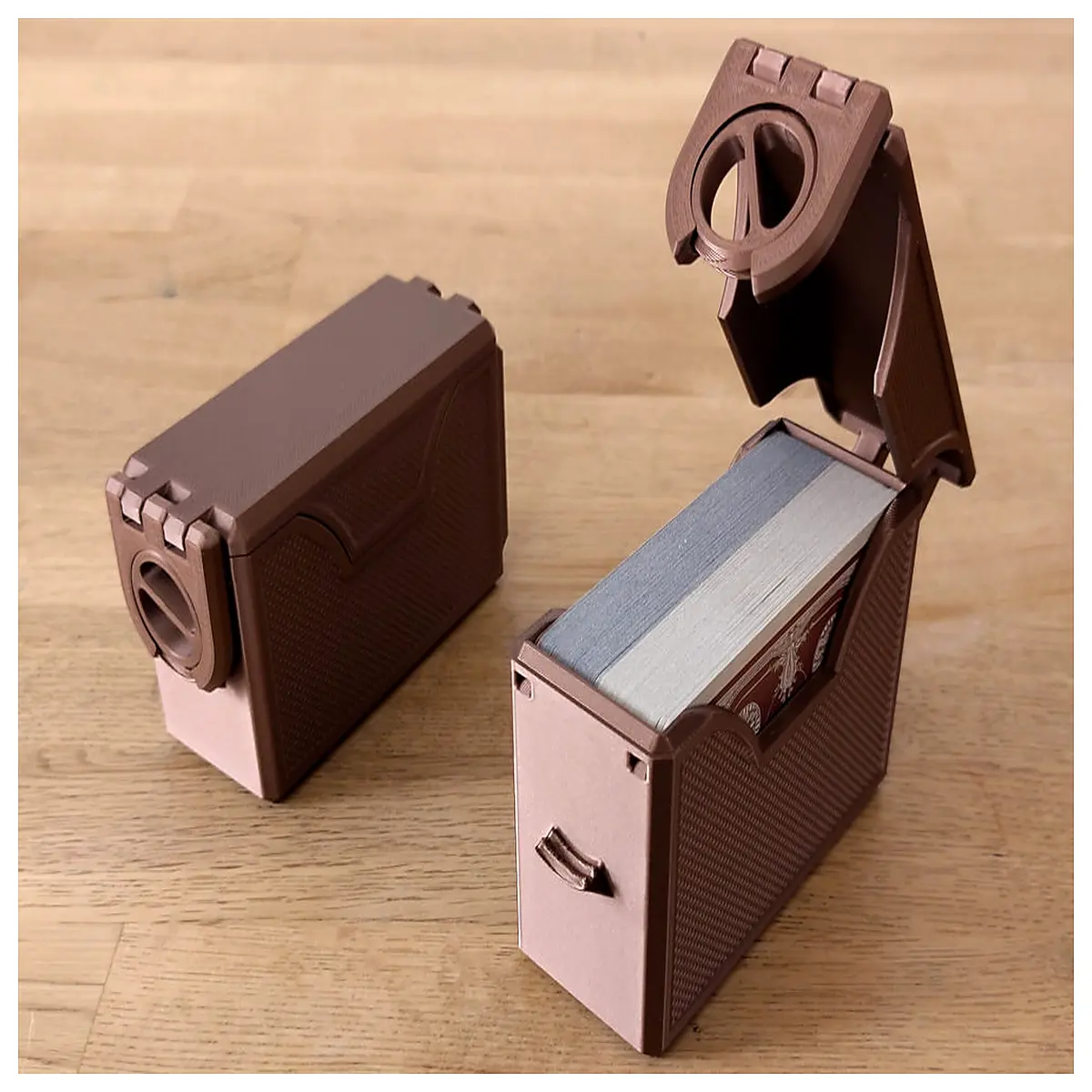 Card Box 2 Decks Game Cards Storage Box Poker Deck Holder Tabletop Game Accessories Card Storage