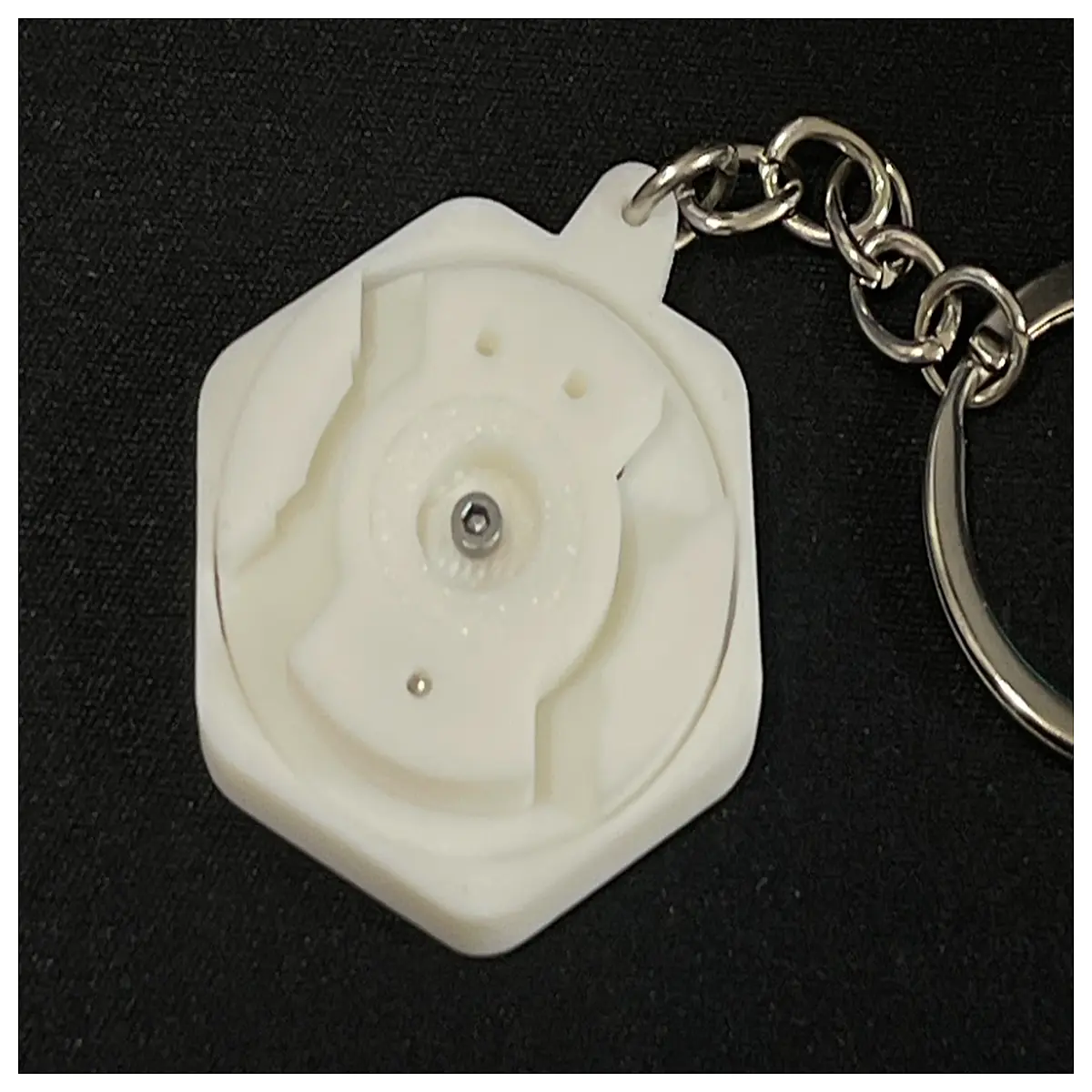 Gyro Keychain Rotating Toy Fun Cool Gyro Accessories Keychain Hanging Charm Kids Toy Gyro Parts Rotating Gyro