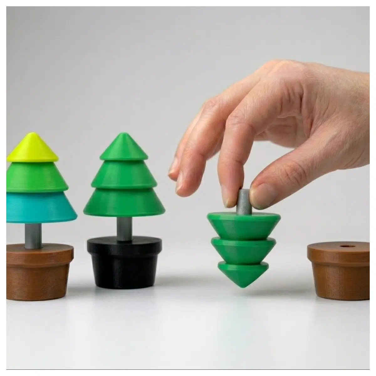 mini fidget spinner tree toy stress relief metal spinning top for kids adults anxiety relief pocket gadget