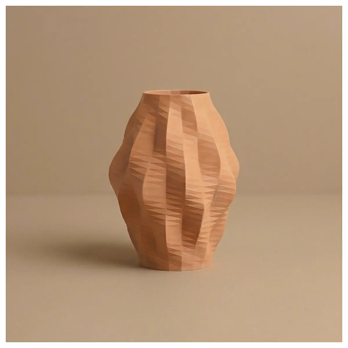 apex low poly vase geometric ceramic home decor modern minimalist table centerpiece