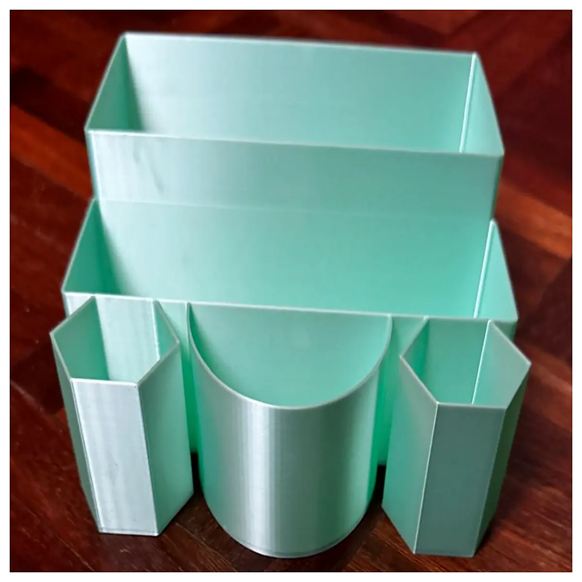 desk organizer with compartments for office supplies pen holder and stationery storage box
