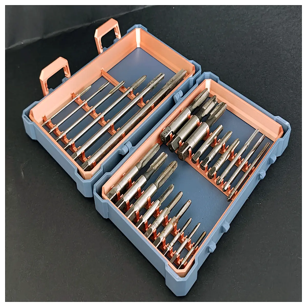 tap set metric high speed steel cobalt m2 spiral point flute for metal drilling