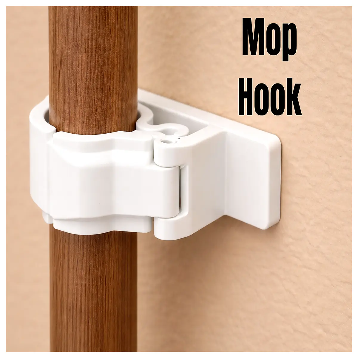 duty mop holder wall mount bathroom floor cleaner organizer rack space saving broom hanger hook for kitchen garage storage