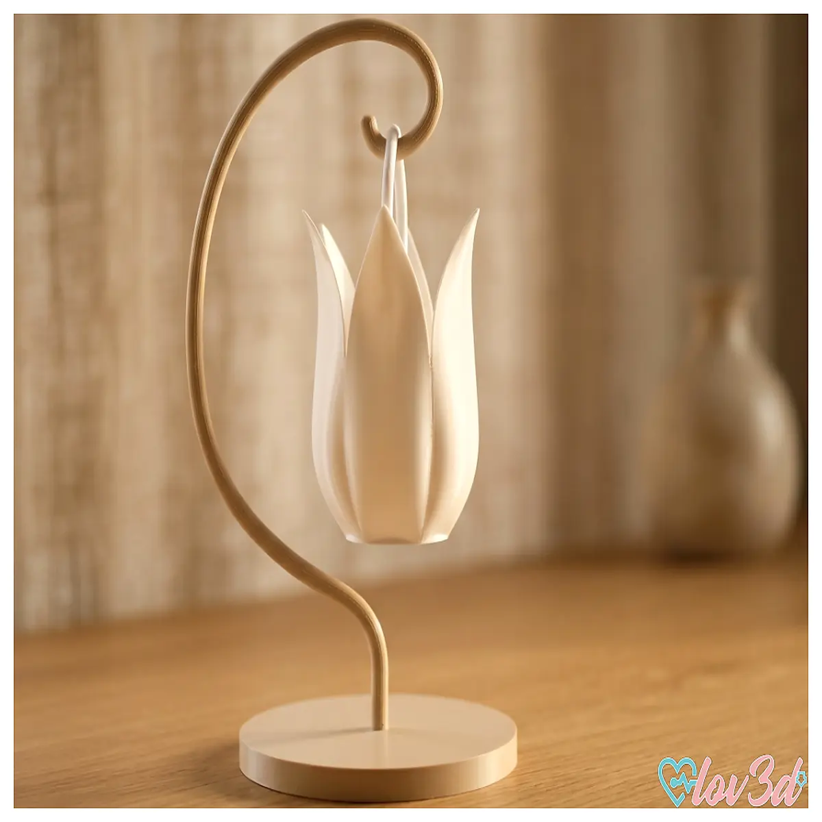 elegant hanging tulip with faux flower fixture modern home decor accent lighting