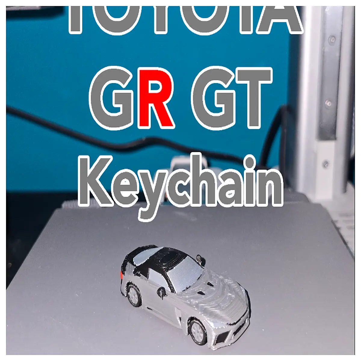 gr gt keychain custom printed resin pendant car accessories gift