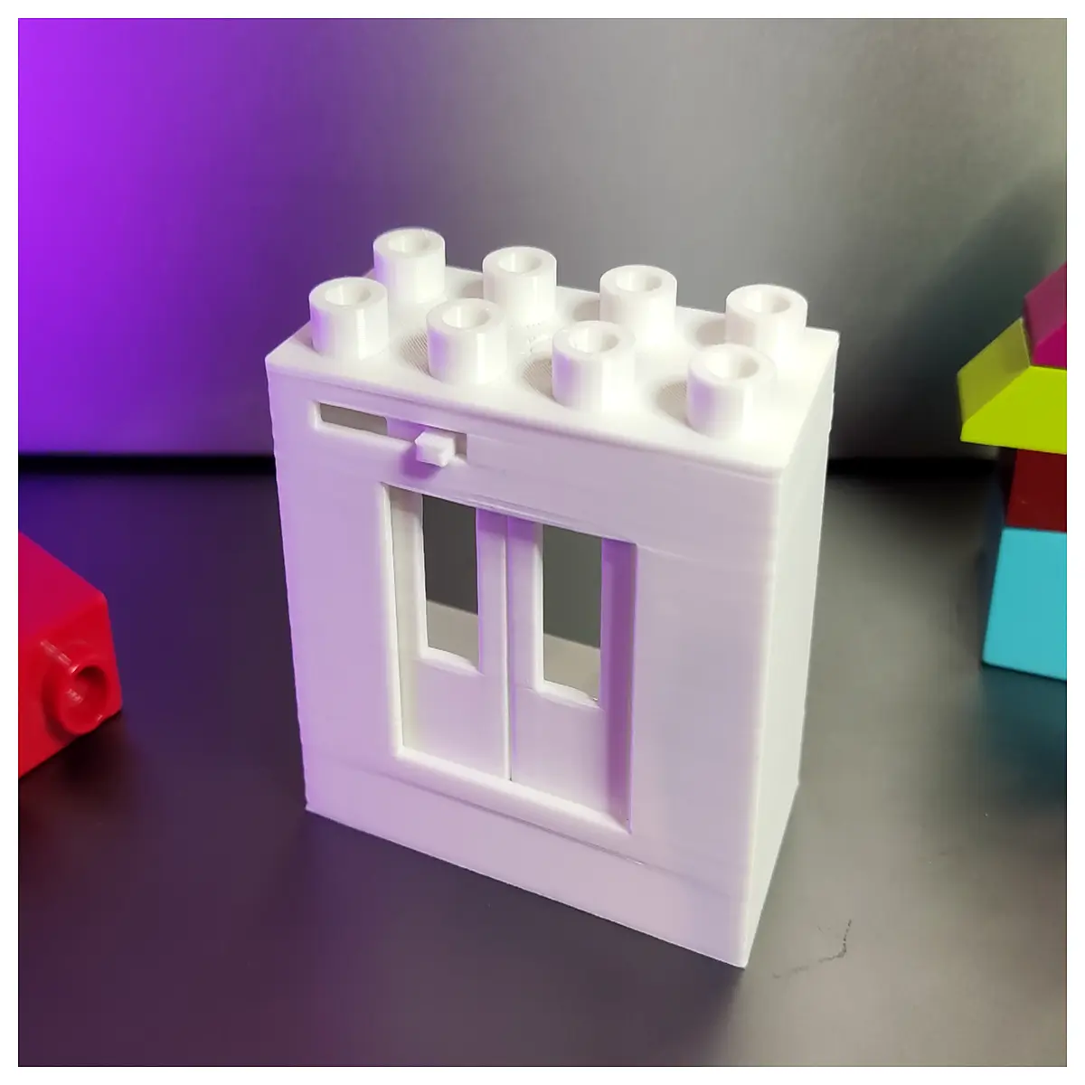duplo sliding door blocks set large building bricks for toddlers playroom construction toys