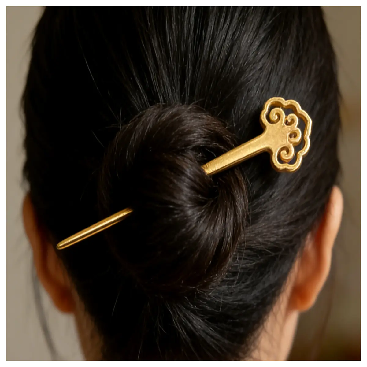 7g chinese cloud hair stick elegant vintage updo pin for women