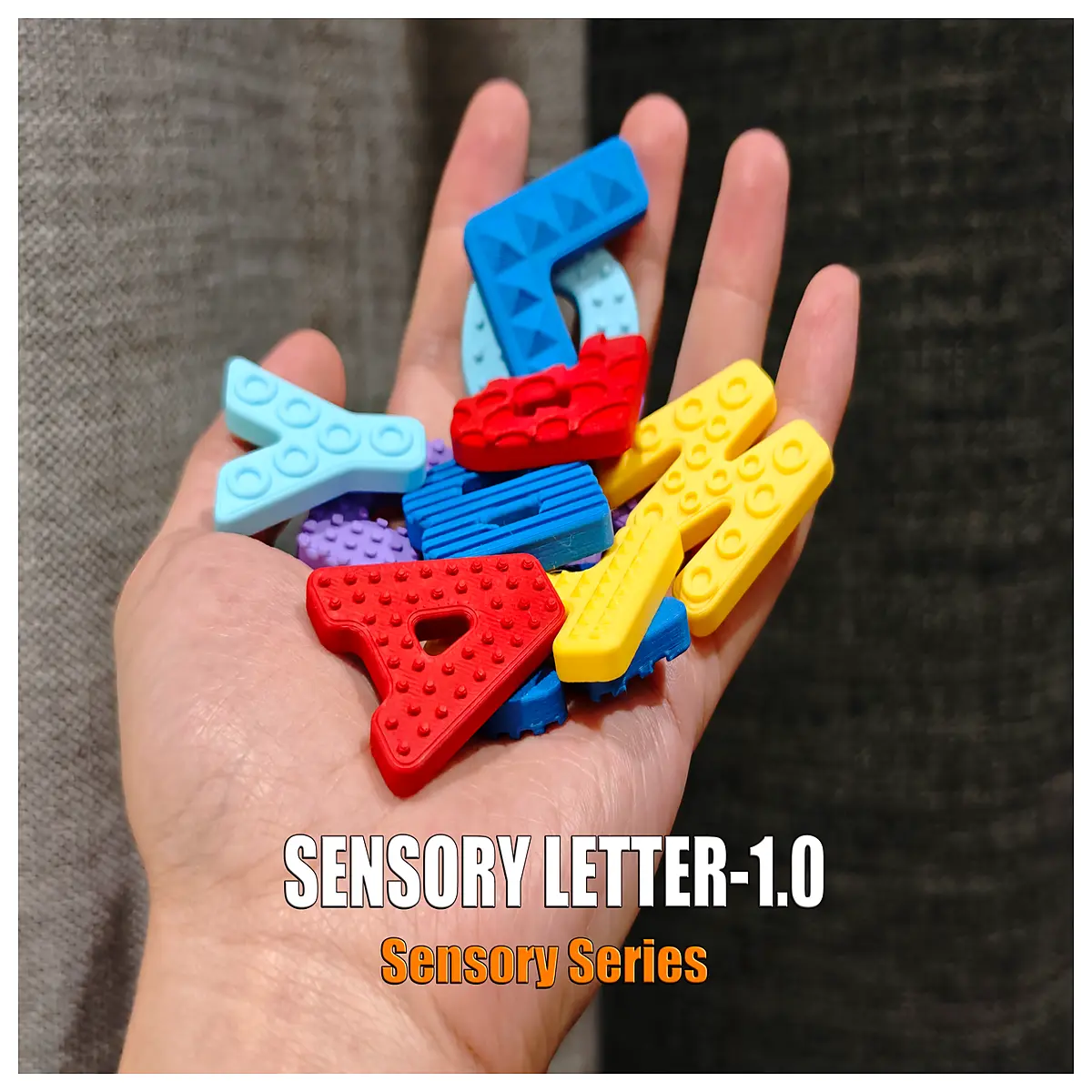 sensory alphabet blocks for toddlers tactile learning toys braille education tools special needs sensory play early childhood development