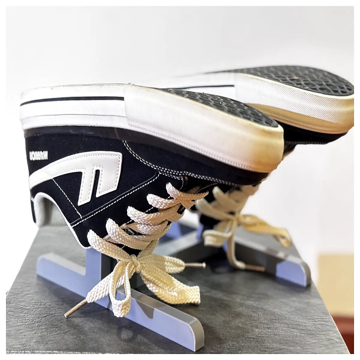 shoe drying rack indoor balcony space saving foldable ventilated sneaker hanger organizer