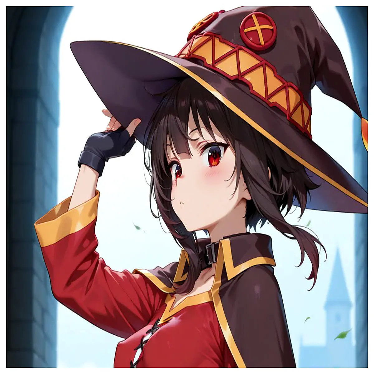 konosuba megumin figure resin statue collectible anime cosplay prop gift