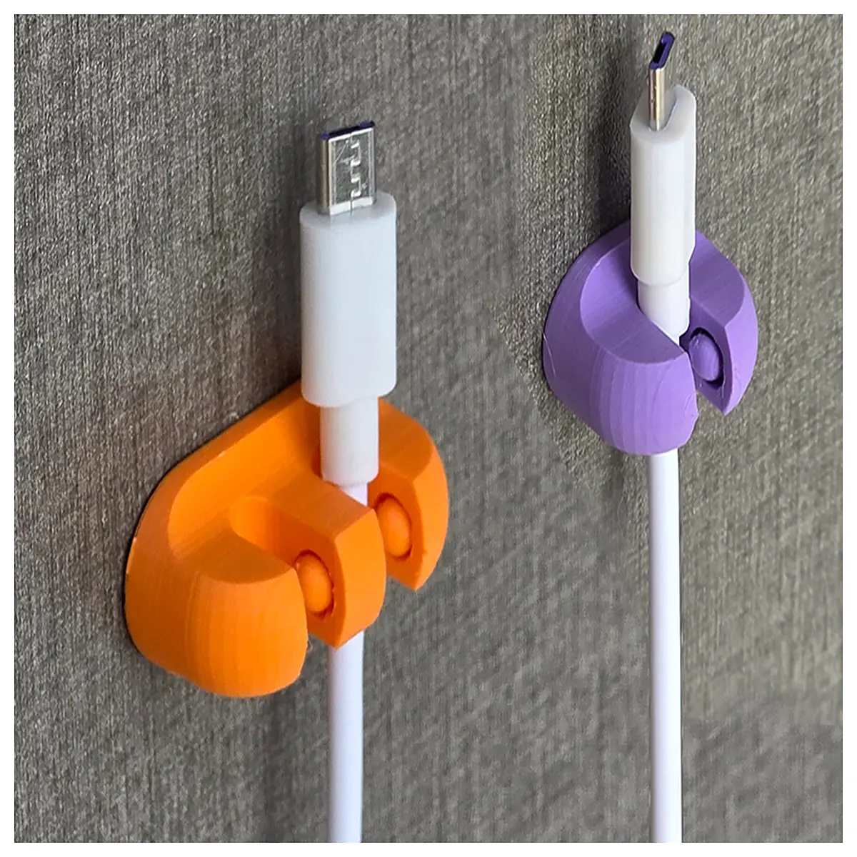 cable organizer clips for charging cords wire management holder desktop cable tidy single double cord organizer
