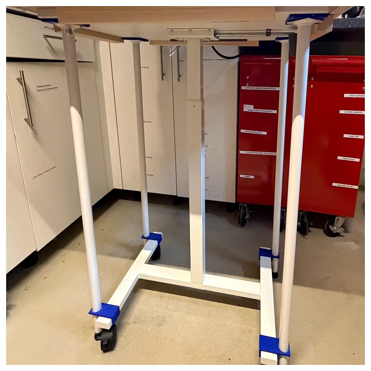 Removable Table Legs Support Adjustable Desk Legs Stabilizer Desktop Accessories Easy to Install