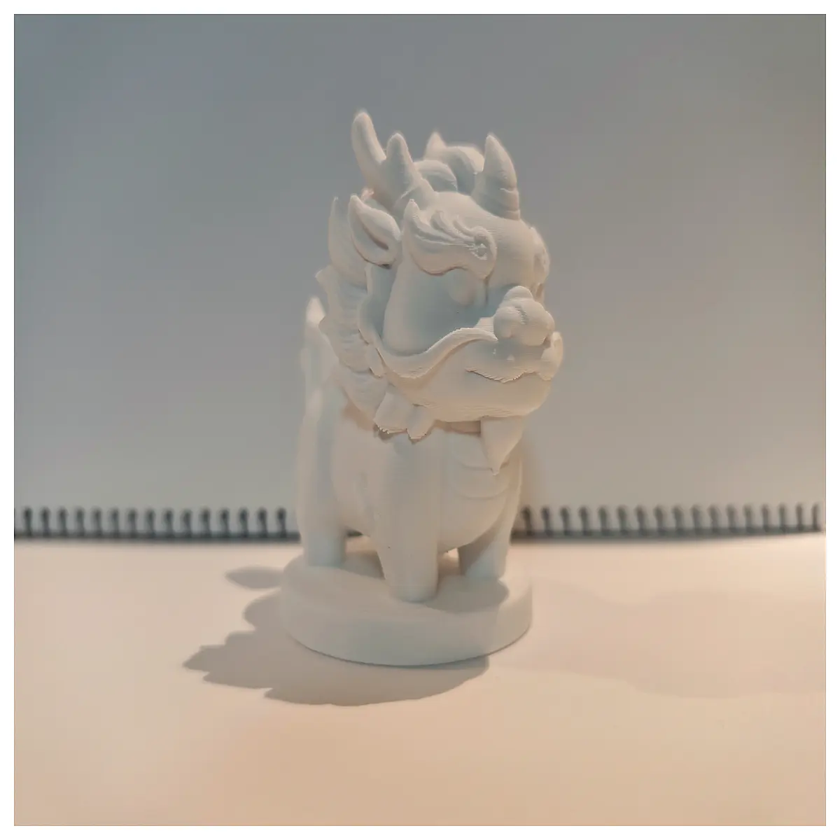 Q Version Kirin Mythical Beast Model Toy Collectible Anime Peripheral Kirin Figures Beast Model Anime Collection