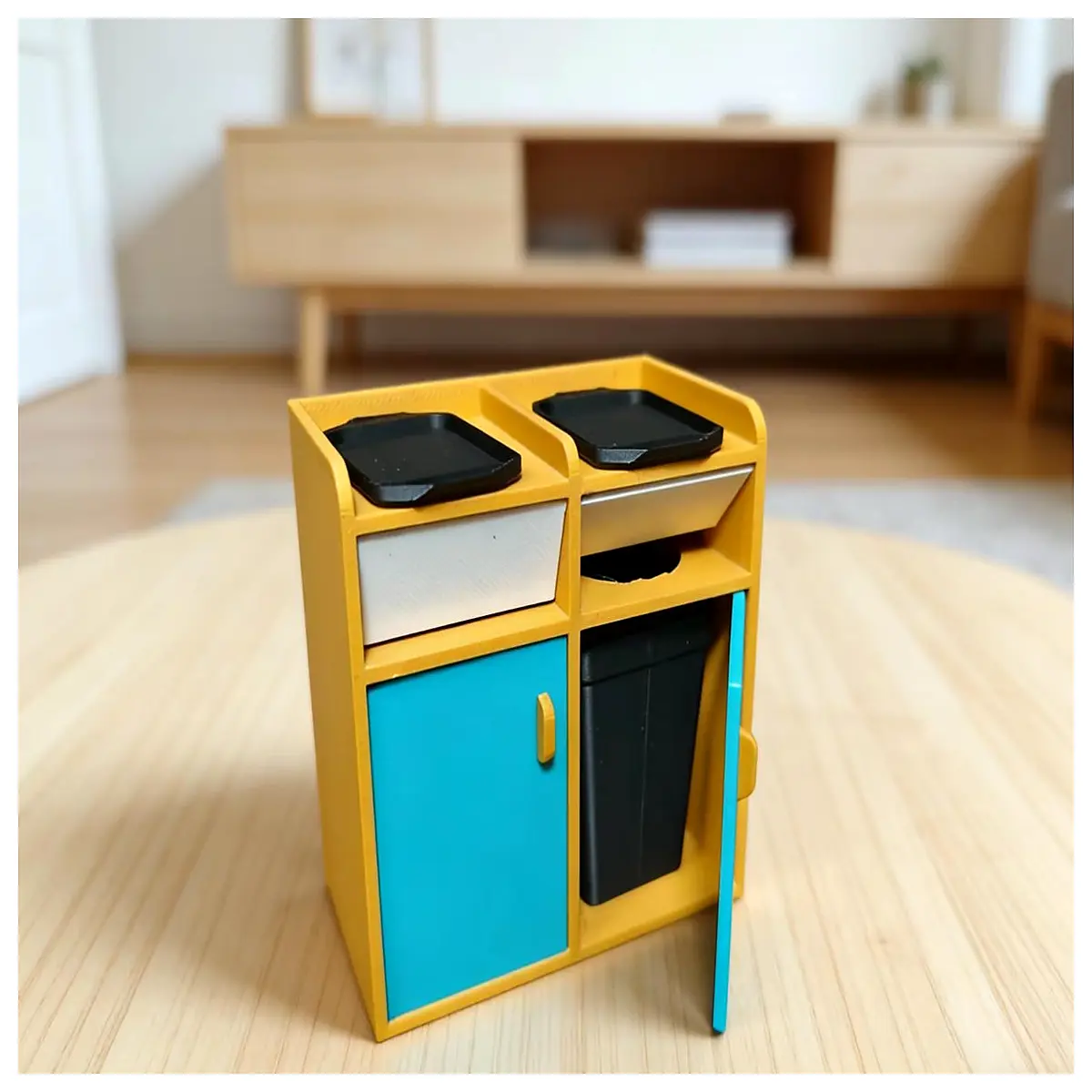 commercial duty trash can for fast food restaurant greaseproof waste bin with lid outdoor dumpster for burger shop