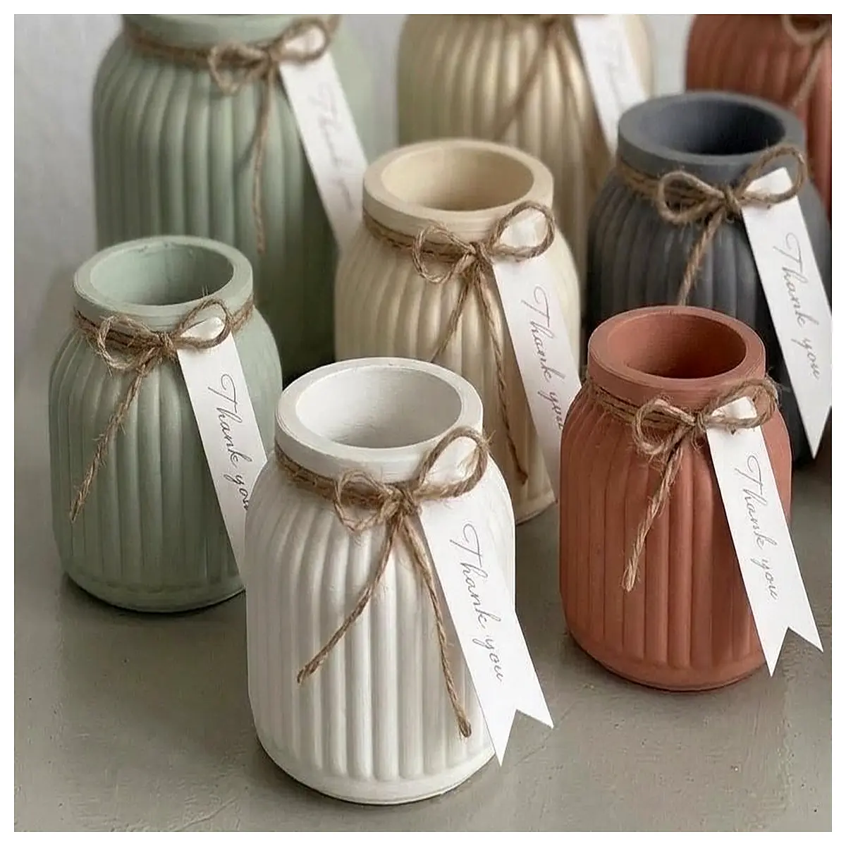 Modern Geometric Planter Vase Creative Home Decor Office Plants Desktop Floral Arrangement Decorative Pot Plant Container