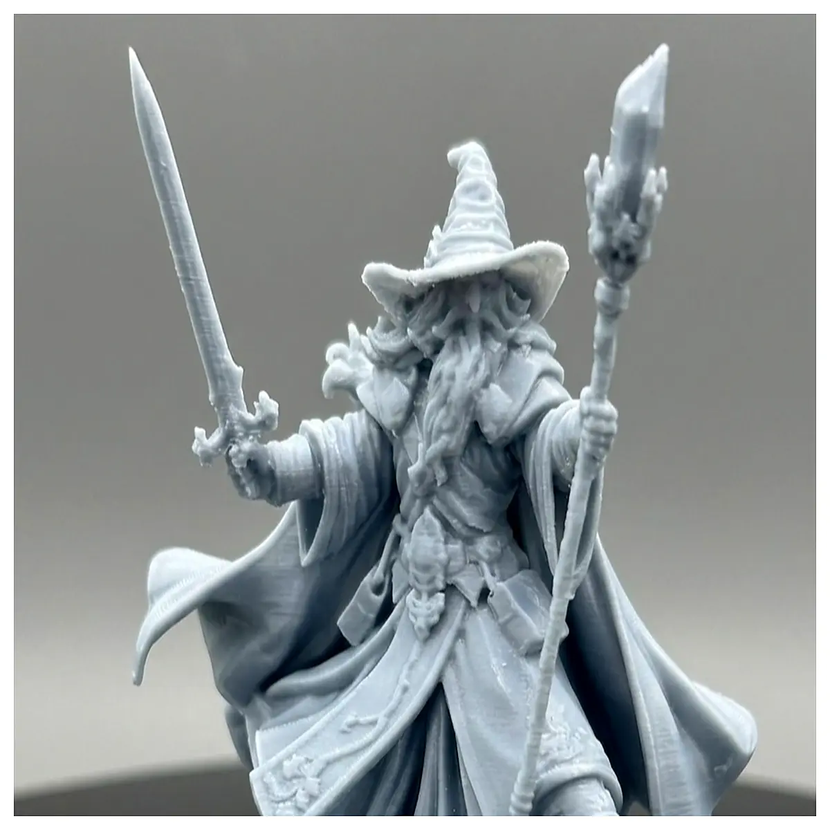 summoner mage mini figure epic damage dealer collectible statue rpg character for desk