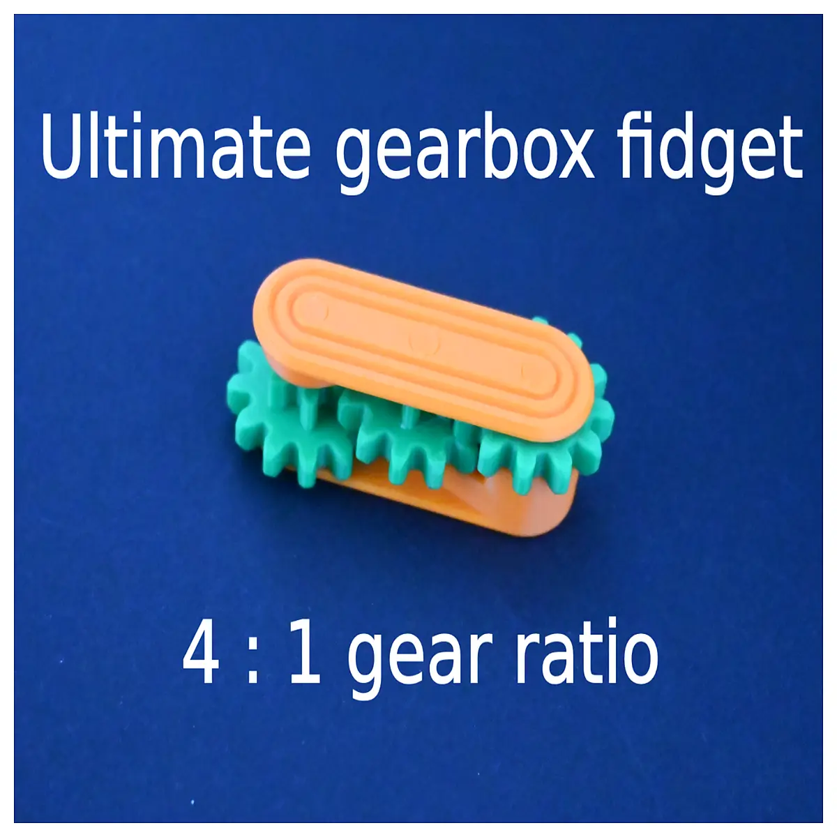 ultimate gear box fidget toy stress relief anxiety reducer silent spinning gears for adults aid
