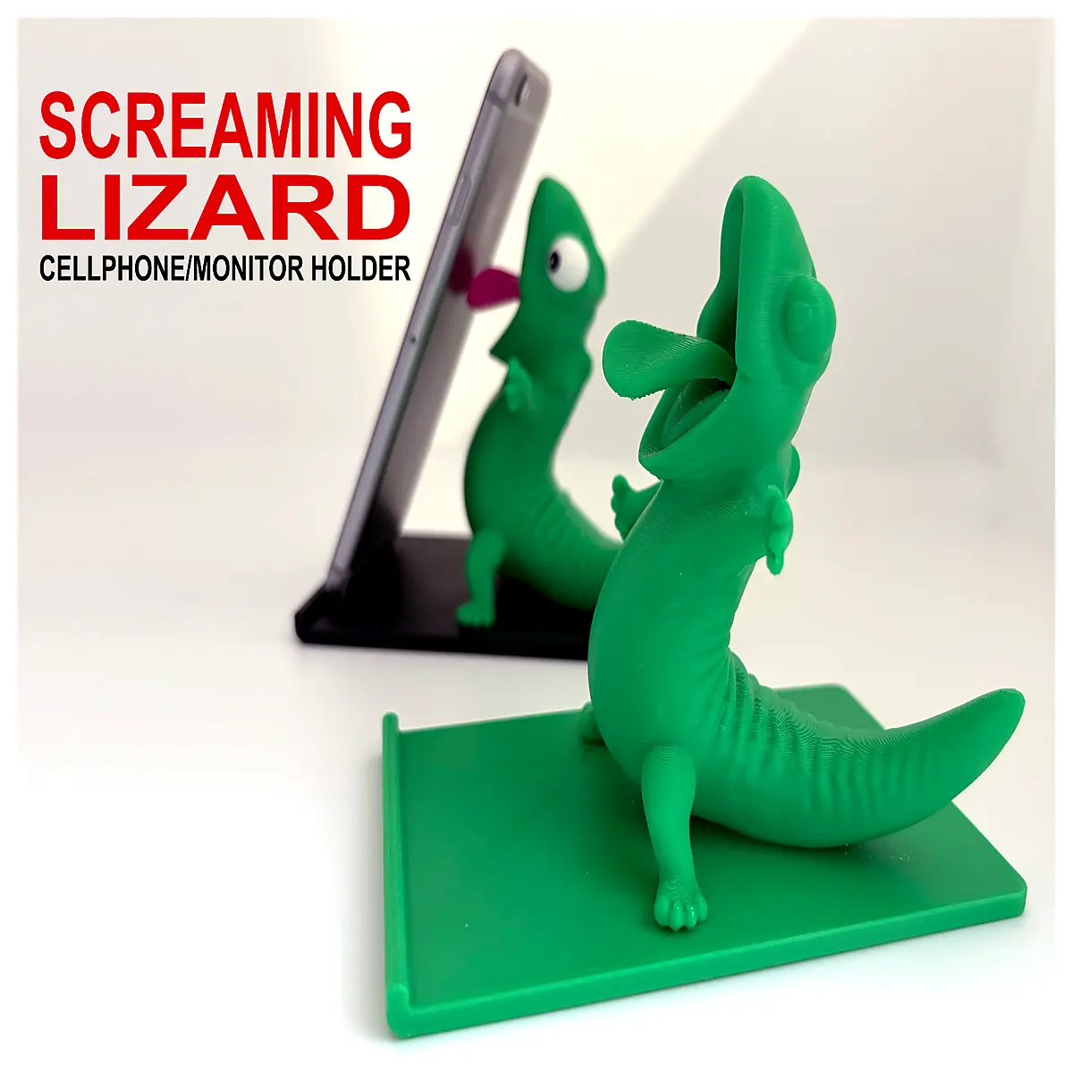 tom the screaming lizard phone holder for tablet desk accessory grip mount