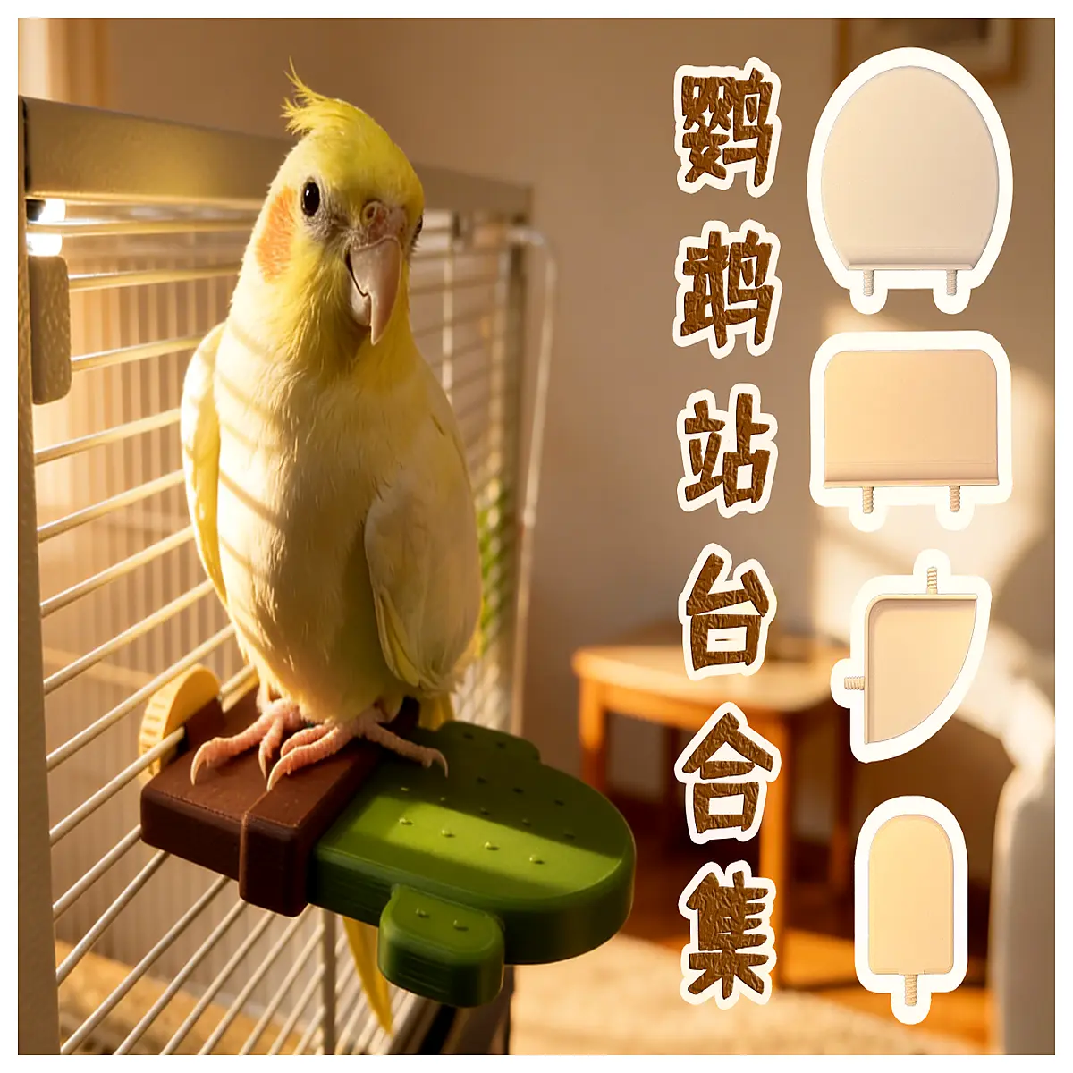 parrot perch collection bird toy accessories