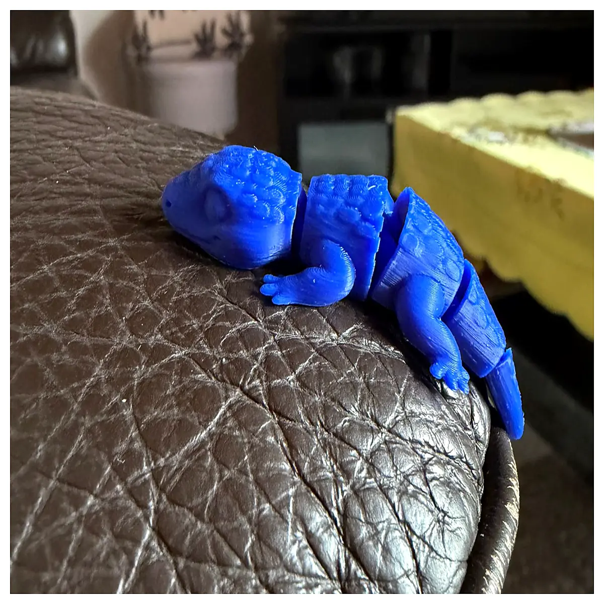 cute chubby moving lizard toy articulated plush reptile for kids squishy funny animal figure