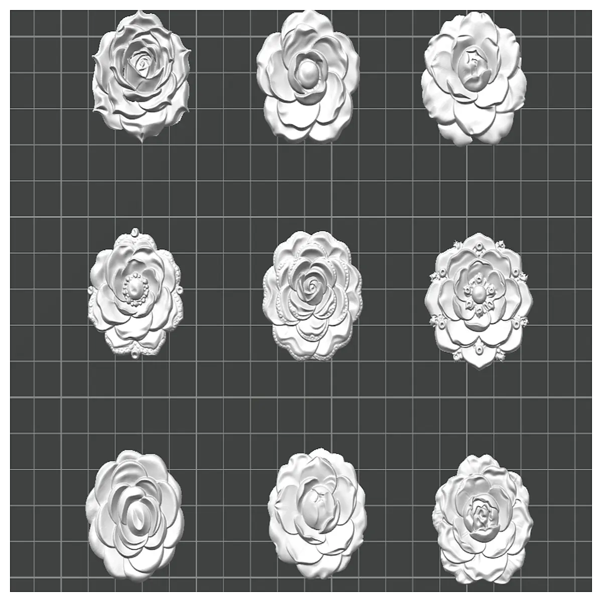 commercial use camellia flower assets png vector clipart design elements