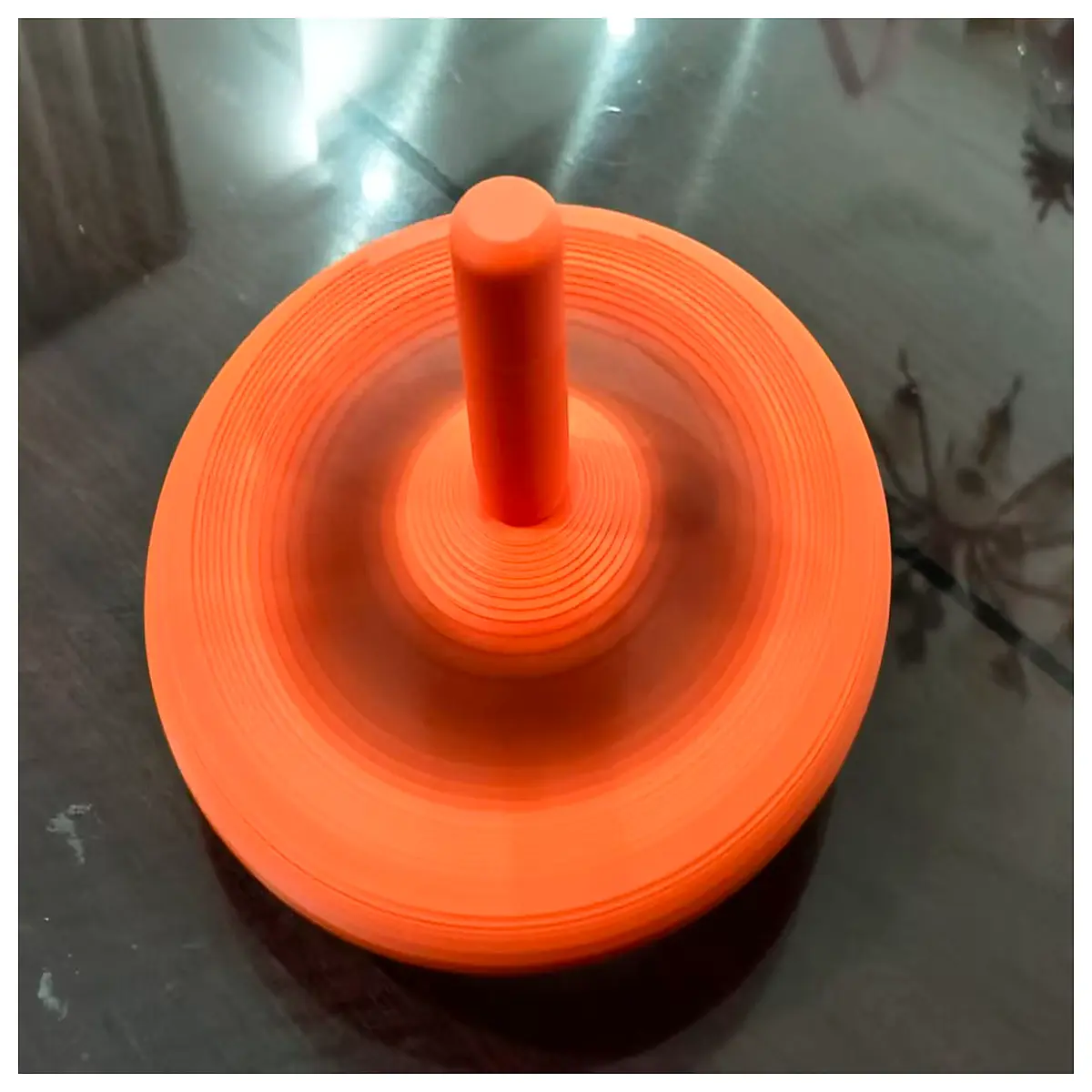 diy spinning top with ballpoint pen refill shaft long lasting fidget toy for stress relief and desk entertainment