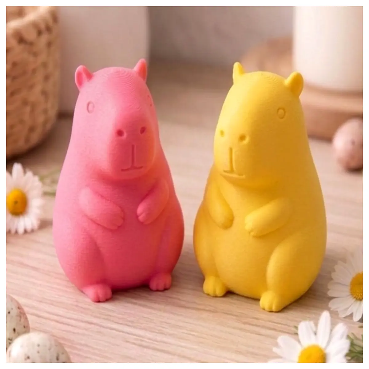cute chubby capybara plush toy soft stuffed animal for kids gift