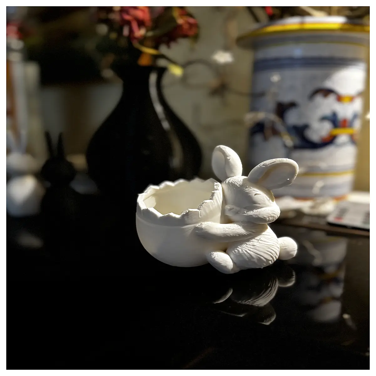 cute bunny holding eggs candy box easter party favor bag for kids birthday gift table decoration