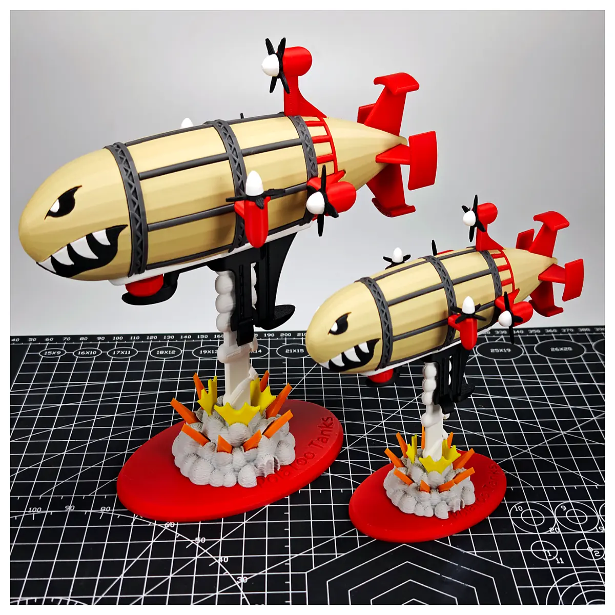 1144 kirov airship cartoon bomb explosion vfx overlay for video editing and gaming highlights