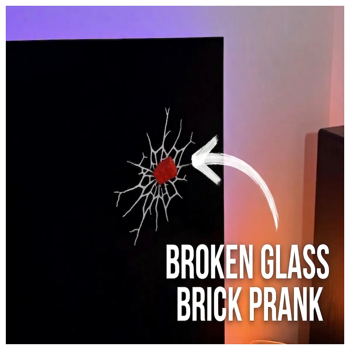 broken glass prank toy safe shatterproof blocks for party tricks