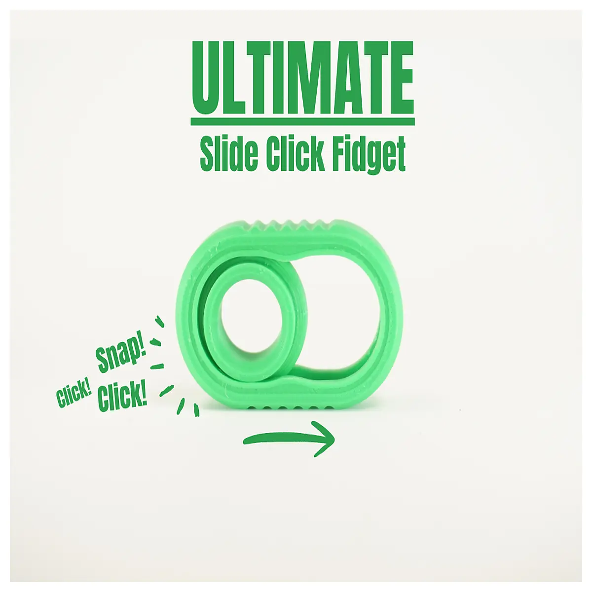 anti stress fidget toy for adults anxiety relief silicone snap bracelet