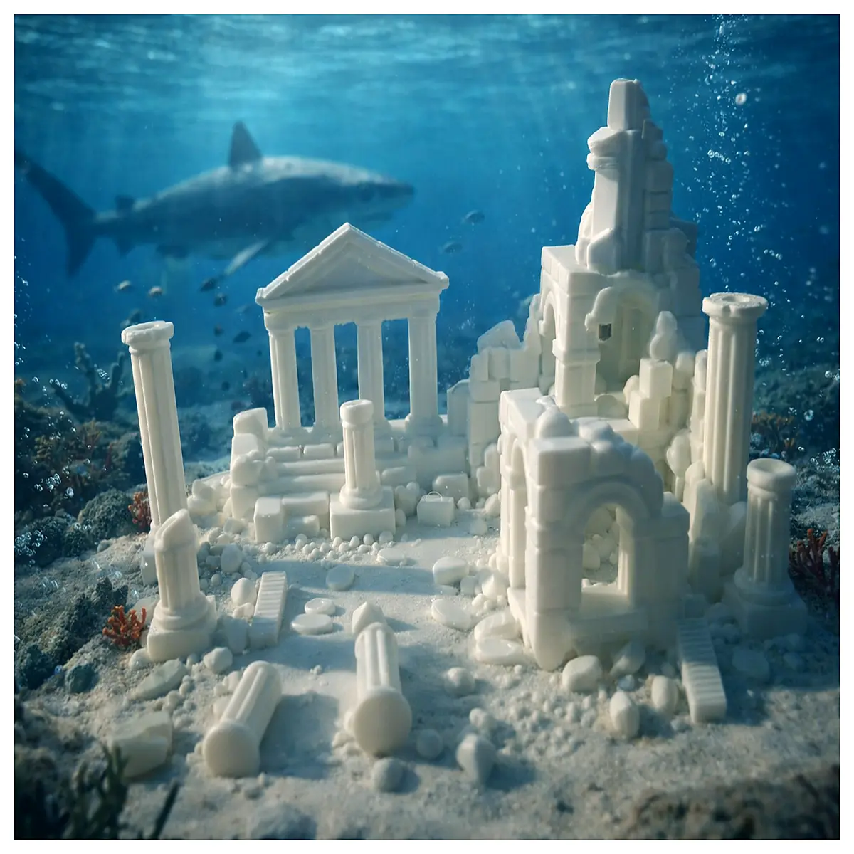 aquarium themed fish tank large glass tank for home decor with lighting and filtration system