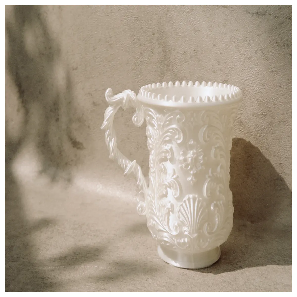 rococo style embossed jacquard cup bead weaving storage jar silk texture aesthetic vase for craft supplies