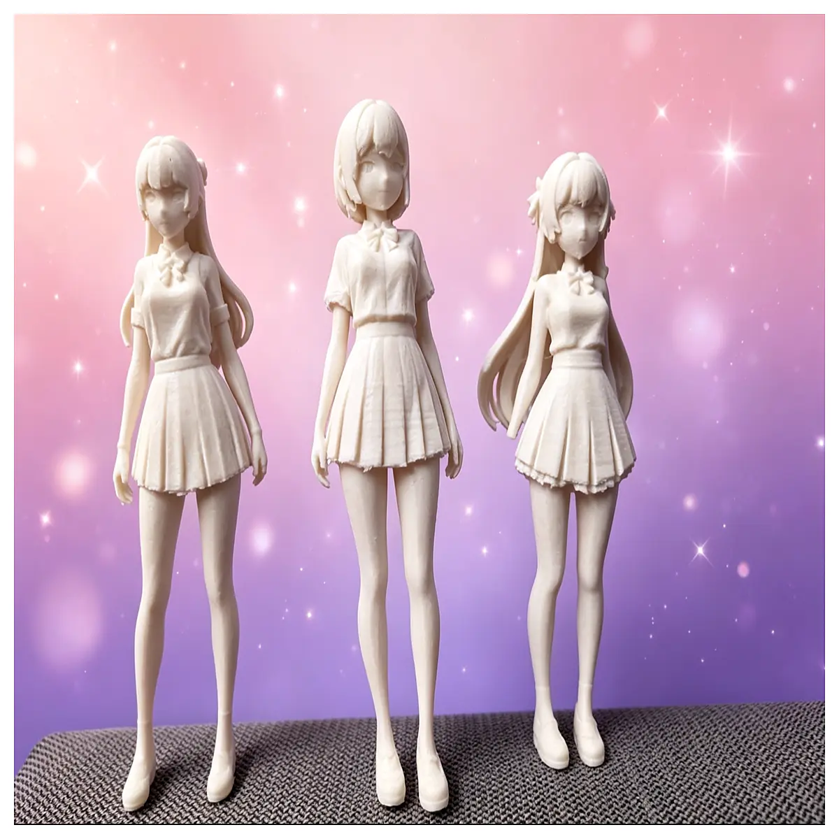 anime girl figure collectible scale anime cosplay prop