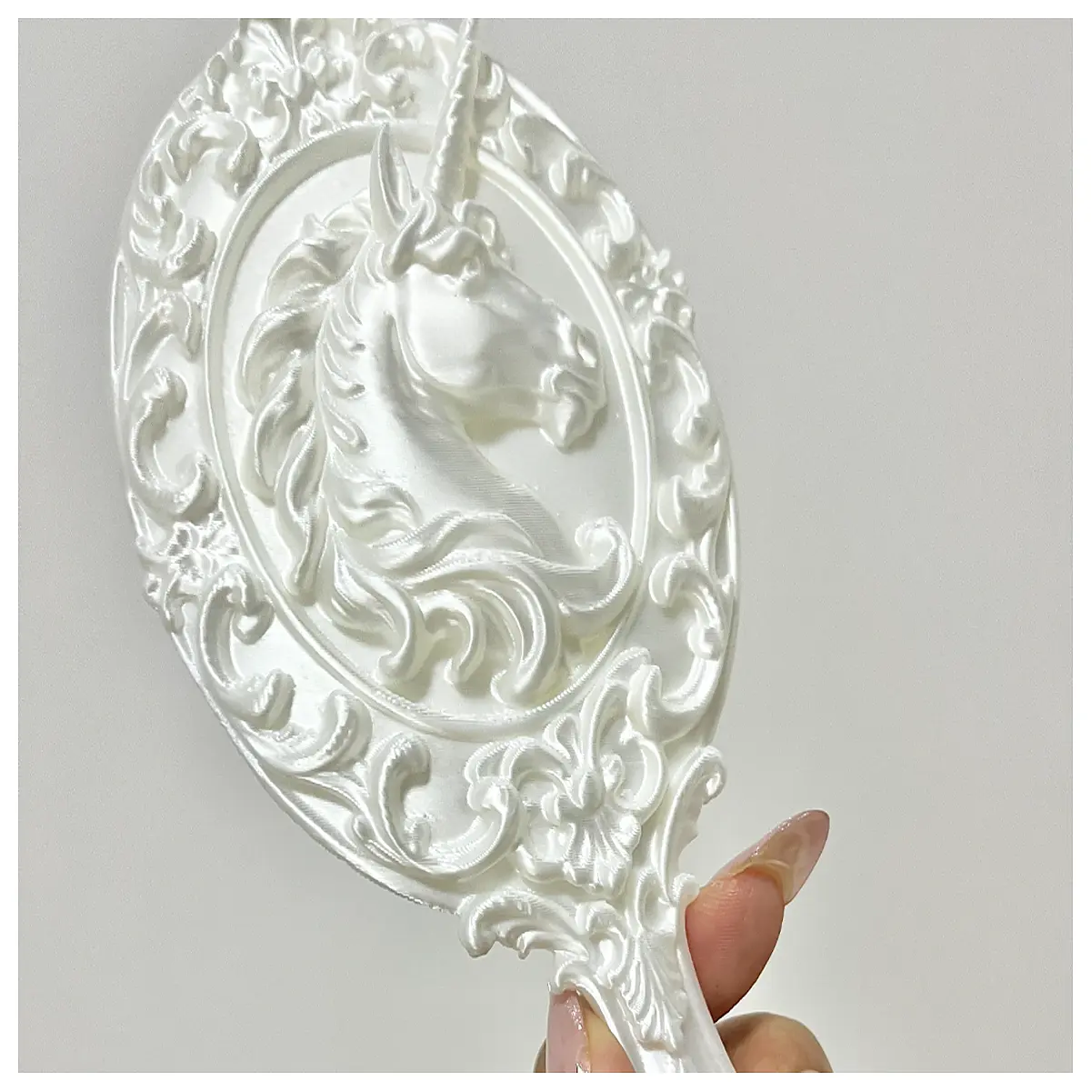 mirror for kids bedroom glitter vanity table mirror cute wall mounted mirror for girls room decor lighted makeup m