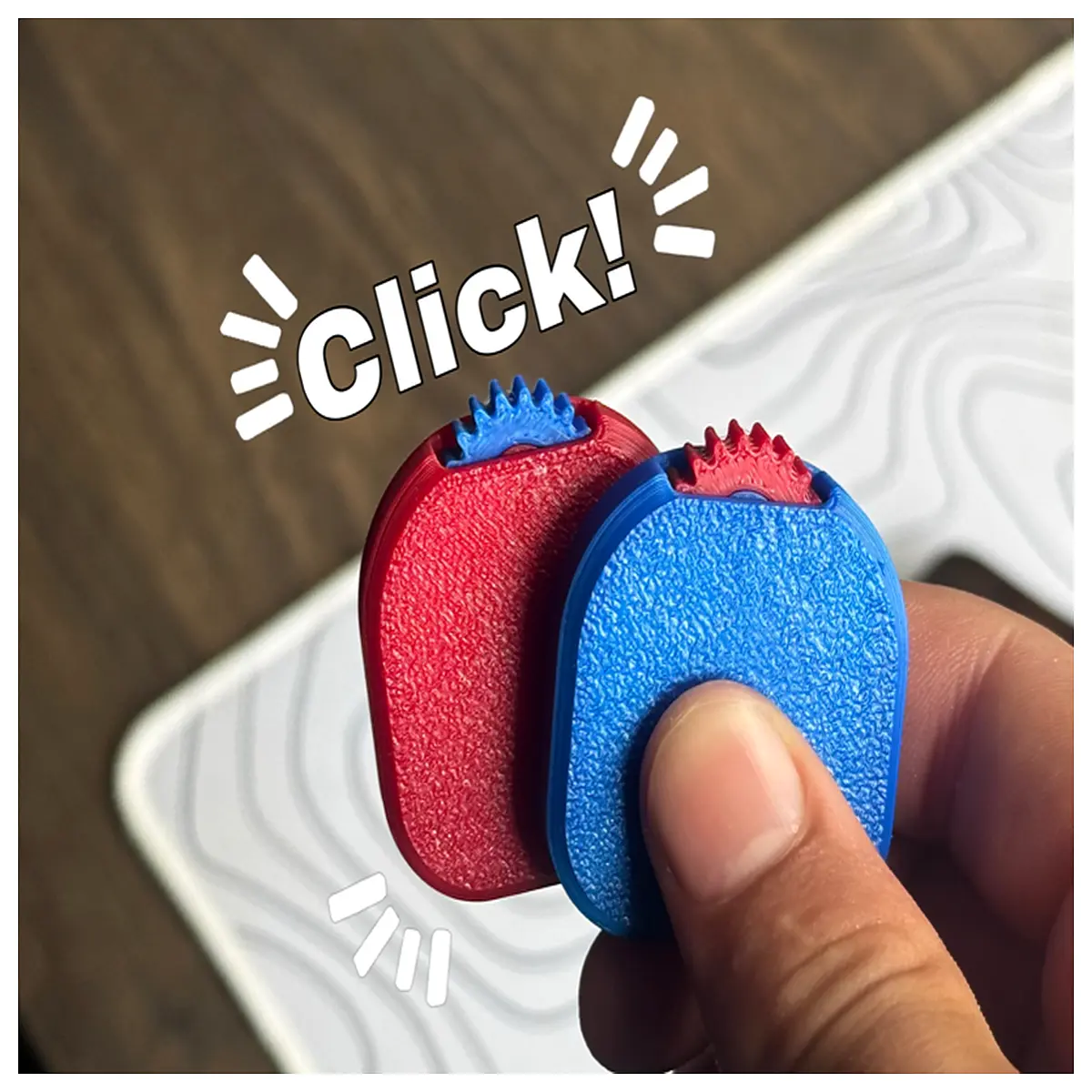 fidget gear clicker toy stress relief anxiety relief tool silent clicking mechanism desk gadget for adults kids