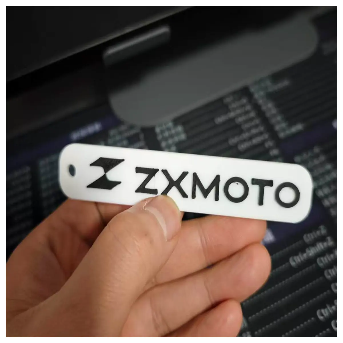 zhang xue motorcycle keychain cute cartoon pendant for bike keys fashion accessory