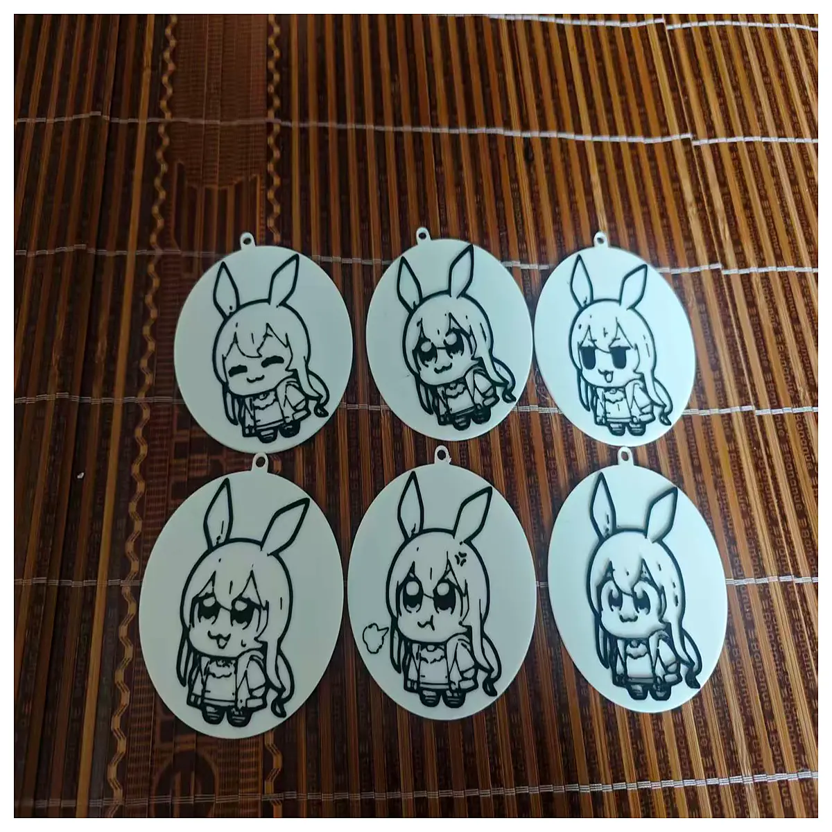 amiya chibi badge enamel pin anime gijinka collectible keychain gift
